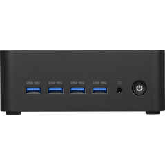 MSI Cubi AI 8M-008BEU Cubo Nero 8645HS AMD SoC 4,3 GHz Altoparlanti incorporati