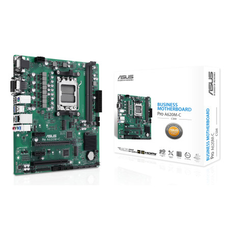 ASUS PRO A620M-C-CSM AMD A620 Socket AM5 micro ATX