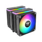 Thermaltake ASTRIA 600 Processore Raffreddatore d'aria 12 cm Nero 2 pz Thermaltake ASTRIA 600 Processore Raffreddatore d'aria 12 cm Nero 2 pz