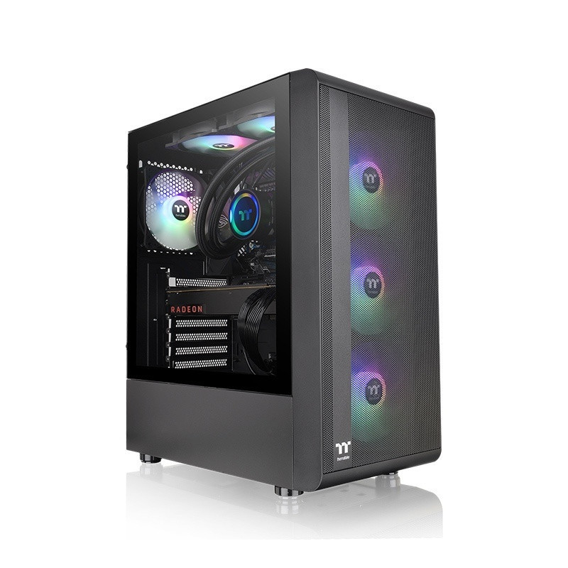 Thermaltake S200 TG ARGB Midi Tower Nero Thermaltake S200 TG ARGB Midi Tower Nero