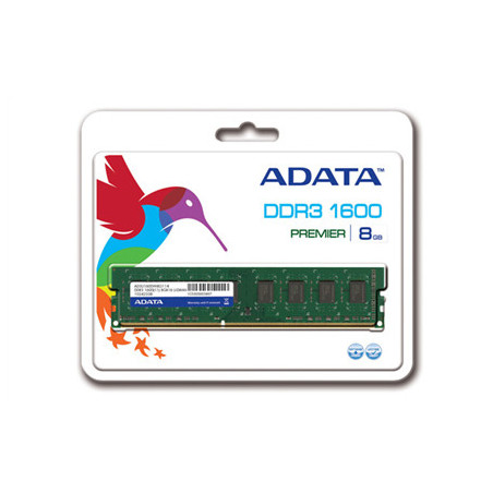 ADATA ADDU1600W8G11-S memoria 8 GB 1 x 8 GB DDR3L 240-pin DIMM