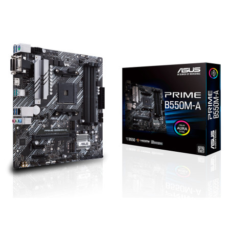ASUS PRIME B550M-A AMD B550 Socket AM4 micro ATX