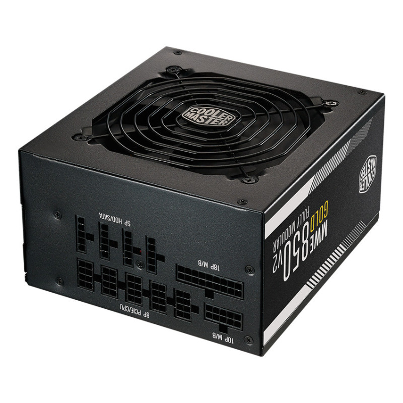 Cooler Master MWE Gold 850 V2 ATX 3.1 alimentatore per computer 850 W 24-pin ATX Nero Cooler Master MWE Gold 850 V2 ATX 3.1 alimentatore per computer 850 W 24-pin ATX Nero