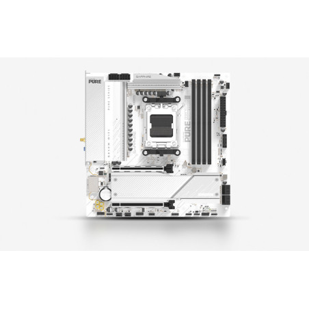 Sapphire N-- PURE B850M WIFI 1xHDMI 1.4 1xDP 1.2 AMD B850 Socket AM5 micro ATX