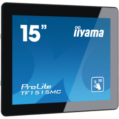 iiyama TF1515MC-B2 Monitor PC 38,1 cm (15") 1024 x 768 Pixel XGA LED Touch screen Nero