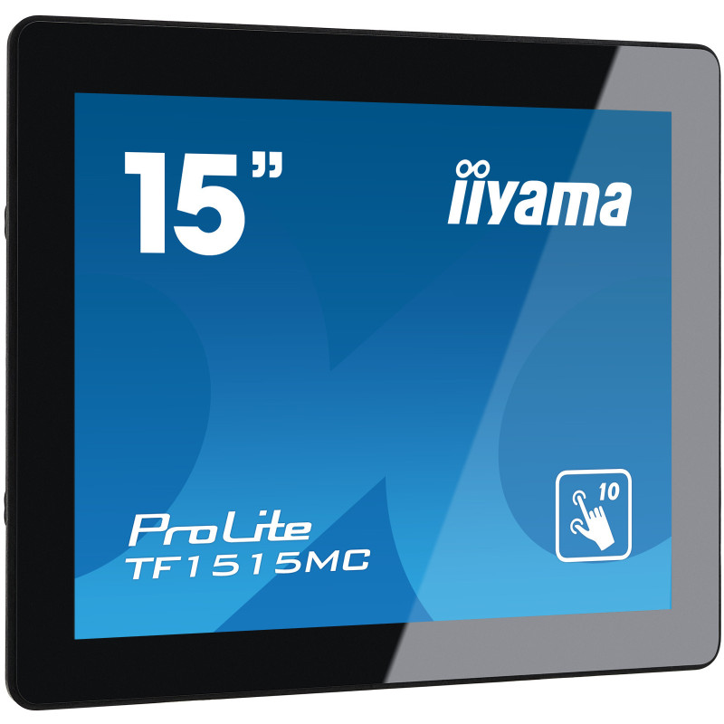 iiyama TF1515MC-B2 Monitor PC 38,1 cm (15") 1024 x 768 Pixel XGA LED Touch screen Nero