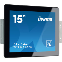 iiyama TF1515MC-B2 Monitor PC 38,1 cm (15") 1024 x 768 Pixel XGA LED Touch screen Nero