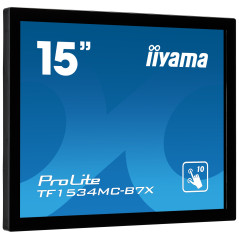 iiyama TF1534MC-B7X Monitor PC 38,1 cm (15") 1024 x 768 Pixel XGA LED Touch screen Multi utente Nero