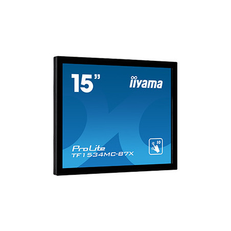 iiyama TF1534MC-B7X Monitor PC 38,1 cm (15") 1024 x 768 Pixel XGA LED Touch screen Multi utente Nero