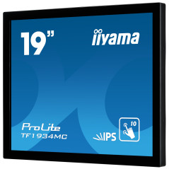 iiyama ProLite TF1934MC-B7X Monitor PC 48,3 cm (19") 1280 x 1024 Pixel SXGA LED Touch screen Nero
