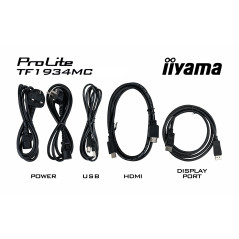 iiyama ProLite TF1934MC-B7X Monitor PC 48,3 cm (19") 1280 x 1024 Pixel SXGA LED Touch screen Nero
