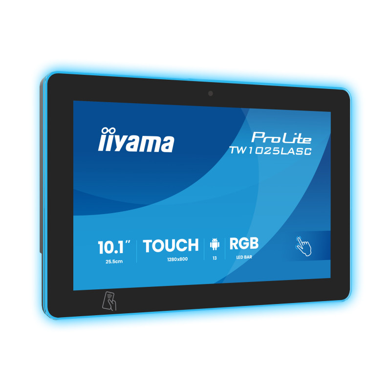 iiyama ProLite TW1025LASC-B3PNR Monitor PC 25,6 cm (10.1") 1280 x 800 Pixel WXGA LED Touch screen Multi utente Nero