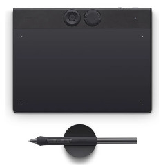 Wacom Intuos Pro Small – 2025 tavoletta grafica Nero 187 x 105 mm USB Bluetooth