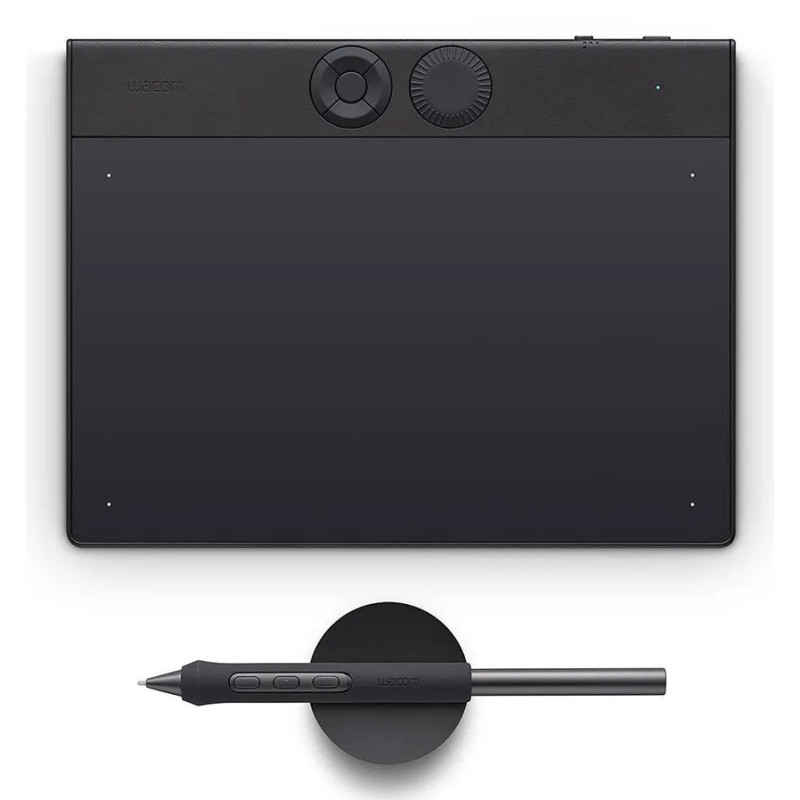 Wacom Intuos Pro Small – 2025 tavoletta grafica Nero 187 x 105 mm USB/Bluetooth