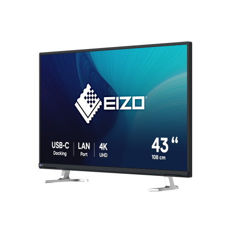 EIZO FlexScan EV4340X-BK Monitor PC 108 cm (42.5") 3840 x 2160 Pixel 4K Ultra HD LCD Nero