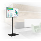 B-Tech BT8572 139,7 cm (55") Pavimento Nero B-Tech BT8572 139,7 cm (55") Pavimento Nero