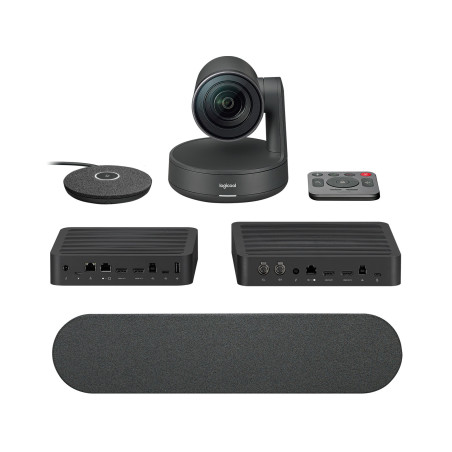 Logitech Rally Plus sistema di conferenza 10 persona(e) Collegamento ethernet LAN Sistema di videoconferenza di gruppo