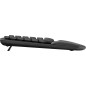 Logitech Wave Keys for Business, tastiera wireless ergonomica con supporto per i polsi imbottito, tecnologia Secure Logi Bolt, Logitech Wave Keys for Business, tastiera wireless ergonomica con supporto per i polsi imbottito, tecnologia Secure Logi Bolt,
