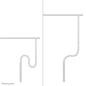 Neomounts ADS06-133WH Spina vertebrale - fisagio a vite - universale Neomounts ADS06-133WH Spina vertebrale - fisagio a vite - universale