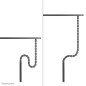Neomounts ADS06-133BL Spina vertebrale - fisagio a vite - universale Neomounts ADS06-133BL Spina vertebrale - fisagio a vite - universale