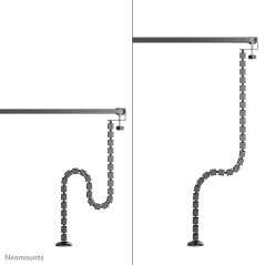 Neomounts ADS06-131BL Spina vertebrale - montaggio a morsetto - universale