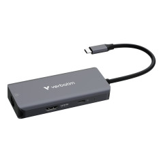 Verbatim 32157 hub di interfaccia USB 3.2 Gen 1 (3.1 Gen 1) Type-C 5000 Mbit s Grigio