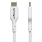 StarTech.com Cavo USB-C bianco da 1m, cavo di ricarica USB 2.0 Tipo-C per laptop, Power Delivery 60W 3A, rivestimento in TPE,
