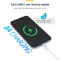 StarTech.com Cavo USB-C bianco da 2m, cavo di ricarica USB 2.0 Tipo-C per laptop, Power Delivery 60W 3A, rivestimento in TPE, StarTech.com Cavo USB-C bianco da 2m, cavo di ricarica USB 2.0 Tipo-C per laptop, Power Delivery 60W 3A, rivestimento in TPE,