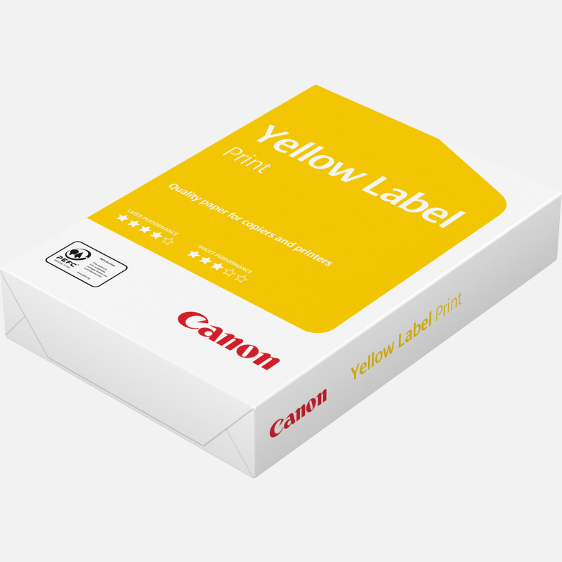Canon Yellow Label Print carta inkjet A4 (210x297 mm) 500 fogli Bianco Canon Yellow Label Print carta inkjet A4 (210x297 mm) 500 fogli Bianco