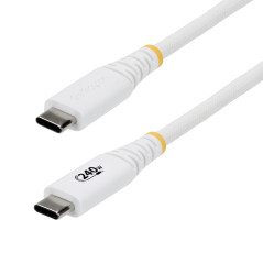 StarTech.com Cavo USB-C per ricarica 240W 5A PD EPR 3m, Ultra flessibile e resistente, USB 2.0, Cavo alimentazione laptop,