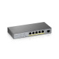 Zyxel GS1350-6HP-EU0101F switch di rete Gestito L2 Gigabit Ethernet (10/100/1000) Supporto Power over Ethernet (PoE) Grigio Zyxel GS1350-6HP-EU0101F switch di rete Gestito L2 Gigabit Ethernet (10/100/1000) Supporto Power over Ethernet (PoE) Grigio