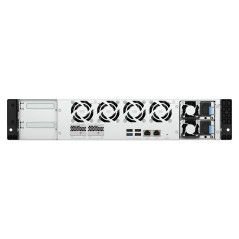 QNAP TS-H1065EU-RP Server di archiviazione Armadio (2U) 8 GB DDR5 0 TB QNAP QTS Nero