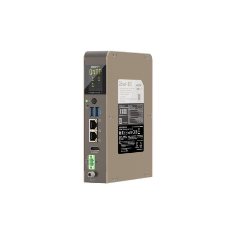 QNAP QBoat-300 NAS Compatta 4 GB 0 TB QNAP QTS Grigio QNAP QBoat-300 NAS Compatta 4 GB 0 TB QNAP QTS Grigio