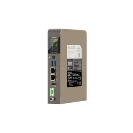 QNAP QBoat-300 NAS Compatta 4 GB 0 TB QNAP QTS Grigio