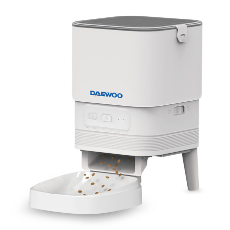 Daewoo D-PF13 distributore di cibo e acqua per cani e gatti Acrilonitrile butadiene stirene (ABS) Grigio, Bianco Universale