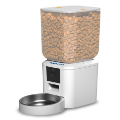 Daewoo D-QQ029-7L distributore di cibo e acqua per cani e gatti Acrilonitrile butadiene stirene (ABS), Acciaio inox Bianco