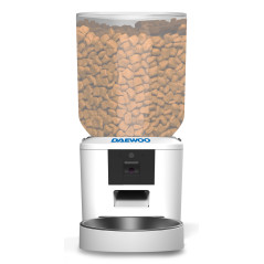 Daewoo D-QQ029-7L distributore di cibo e acqua per cani e gatti Acrilonitrile butadiene stirene (ABS), Acciaio inox Bianco