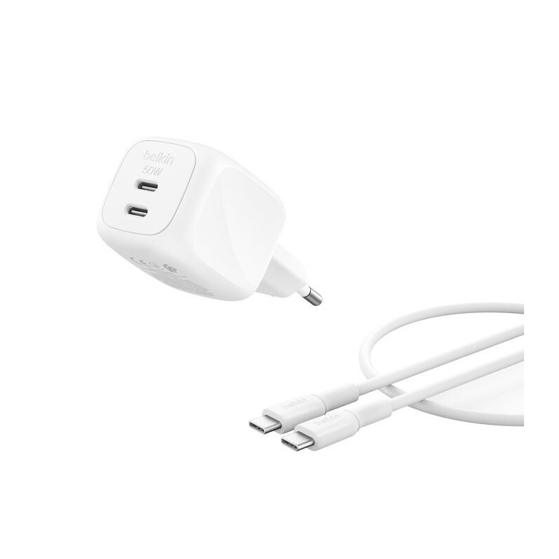 Belkin WCH019kq1MWH-B6 Universale Bianco AC Ricarica rapida Interno Belkin WCH019kq1MWH-B6 Universale Bianco AC Ricarica rapida Interno