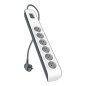 Belkin BSV603VF2M-V2 protezione da sovraccarico Grigio, Bianco 6 presa(e) AC Belkin BSV603VF2M-V2 protezione da sovraccarico Grigio, Bianco 6 presa(e) AC