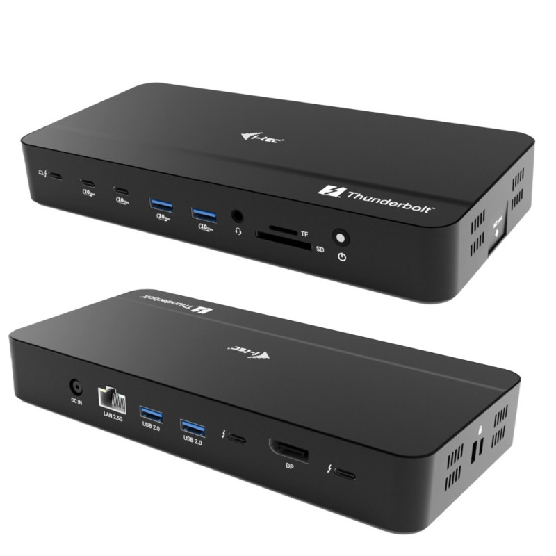 i-tec Thunderbolt 5 Triple Display Docking Station, M.2 slot, 6x USB, 2.5GLAN + Power Delivery 140W i-tec Thunderbolt 5 Triple Display Docking Station, M.2 slot, 6x USB, 2.5GLAN + Power Delivery 140W