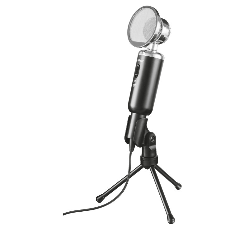 Trust 21672 microfono Nero Microfono per PC Trust 21672 microfono Nero Microfono per PC