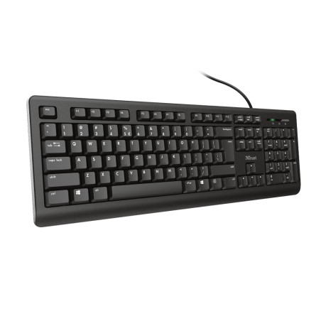 Trust Primo tastiera Universale USB QWERTY Inglese US Nero