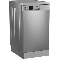 Beko DVS05024X: Lavastoviglie SLIM a Libera Installazione, 45 cm, 10 Coperti