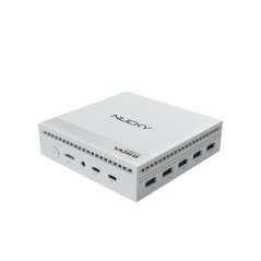 YASHI NY290 PC stazione di lavoro Intel® N N100 8 GB DDR4-SDRAM 256 GB SSD Windows 11 Pro Mini PC Bianco