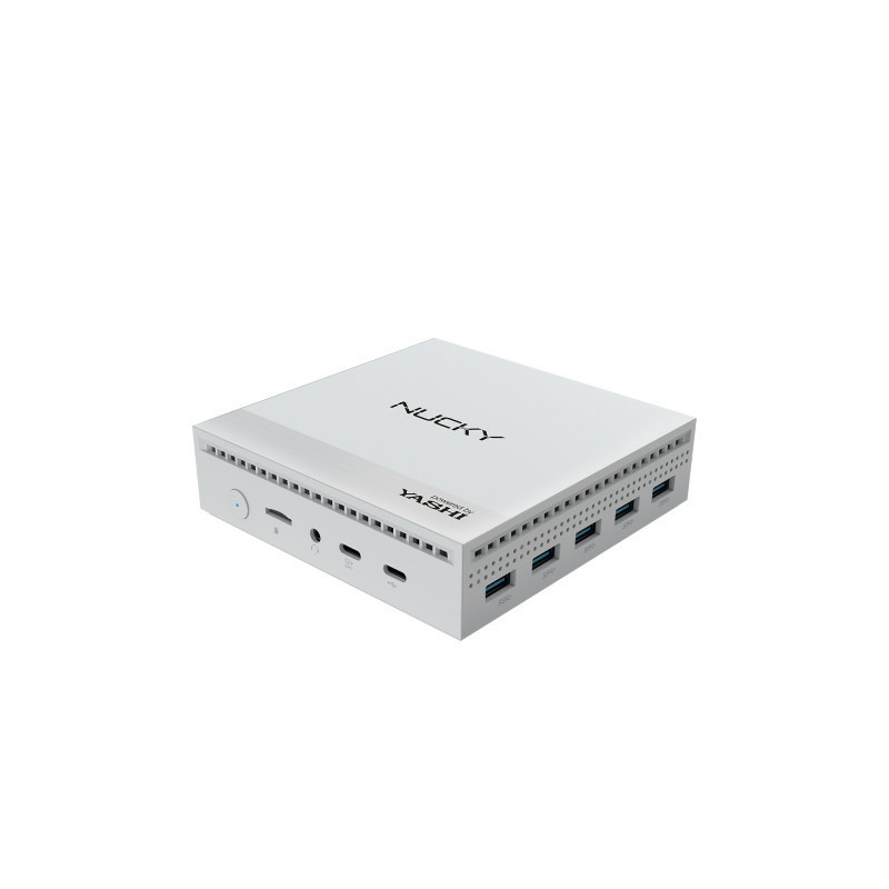 YASHI NY290 PC/stazione di lavoro Intel® N N100 8 GB DDR4-SDRAM 256 GB SSD Windows 11 Pro Mini PC Bianco YASHI NY290 PC/stazione di lavoro Intel® N N100 8 GB DDR4-SDRAM 256 GB SSD Windows 11 Pro Mini PC Bianco