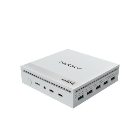 YASHI NY290 PC stazione di lavoro Intel® N N100 8 GB DDR4-SDRAM 256 GB SSD Windows 11 Pro Mini PC Bianco