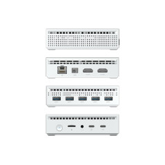 YASHI NY290 PC/stazione di lavoro Intel® N N100 8 GB DDR4-SDRAM 256 GB SSD Windows 11 Pro Mini PC Bianco