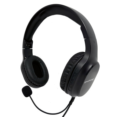 Empire Media EMSP.H15MIC cuffia e auricolare Cablato A Padiglione Chiamate Musica Sport Tutti i giorni USB tipo-C Nero