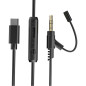 Empire Media EMSP.H15MIC cuffia e auricolare Cablato A Padiglione Chiamate/Musica/Sport/Tutti i giorni USB tipo-C Nero Empire Media EMSP.H15MIC cuffia e auricolare Cablato A Padiglione Chiamate/Musica/Sport/Tutti i giorni USB tipo-C Nero