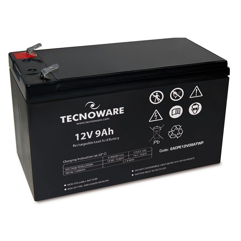 Tecnoware EACPE12V09ATWP batteria UPS Acido piombo (VRLA) 12 V 9 Ah Tecnoware EACPE12V09ATWP batteria UPS Acido piombo (VRLA) 12 V 9 Ah